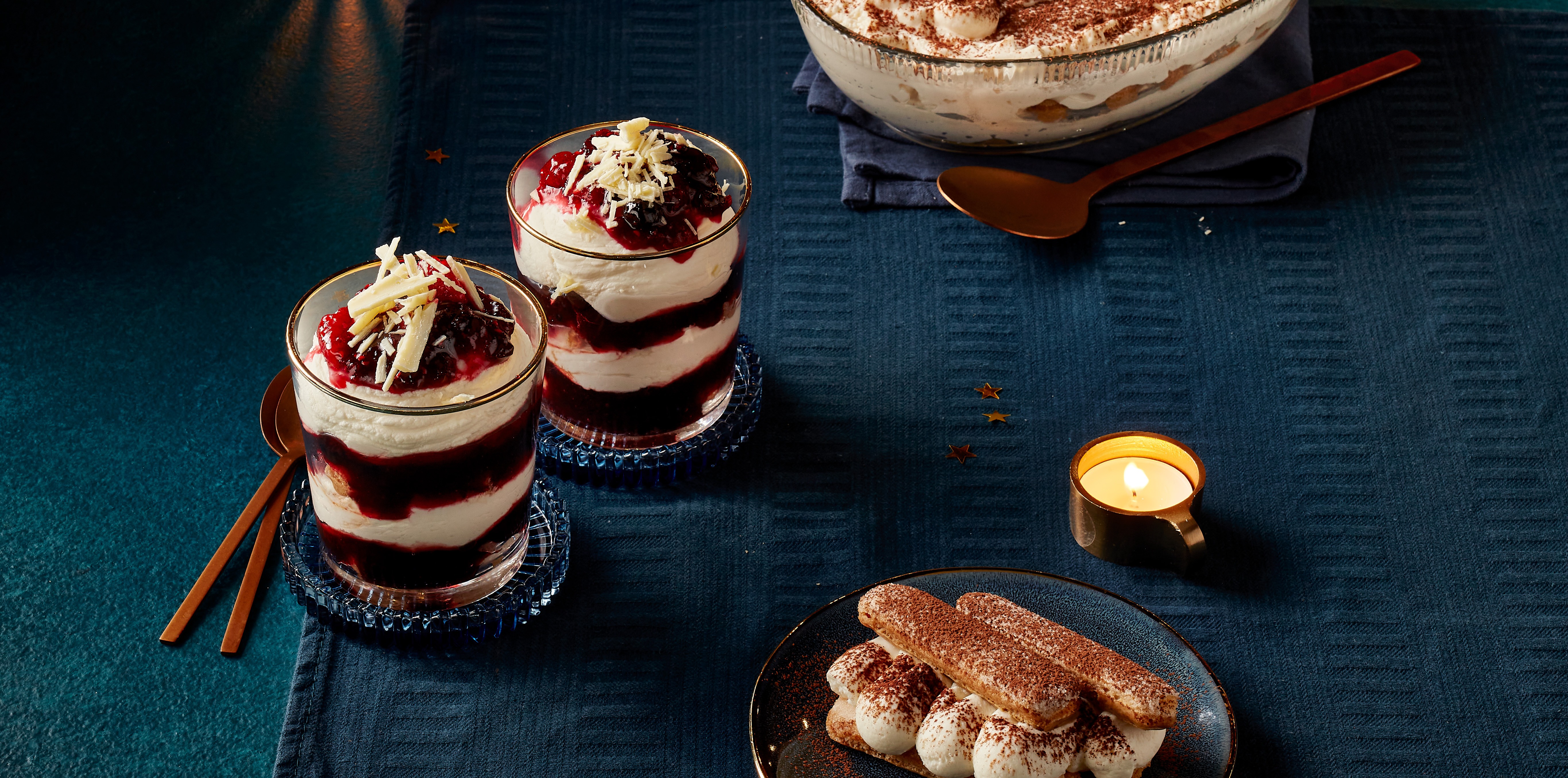 Bosvruchten tiramisu ‘in coppa’