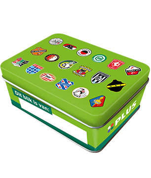 Voetbalplaatjes bewaarblik