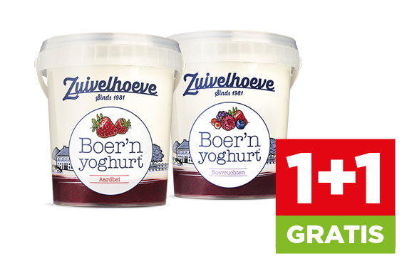 Zuivelhoeve 1+1 gratis