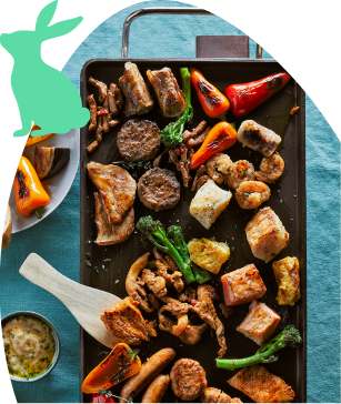 Gourmetten met Pasen