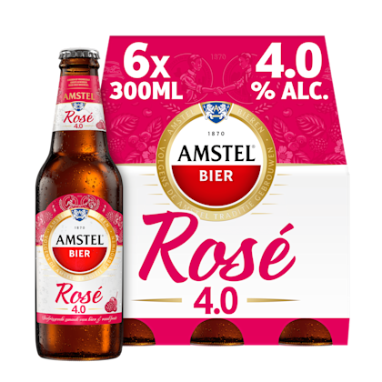 Rosé bier fles
