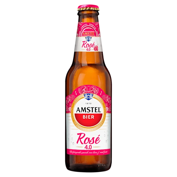Amstel Rosé bier fles