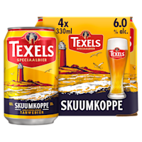 Texels Skuumkoppe bier blik