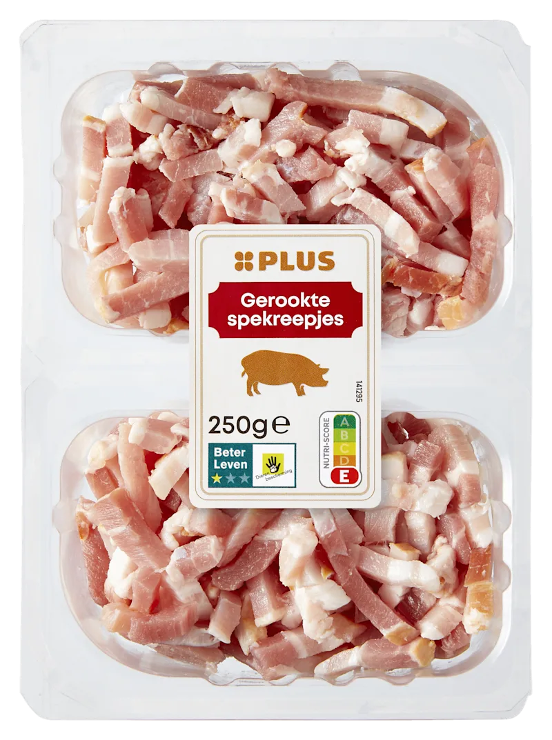 PLUS Gerookte spekreepjes