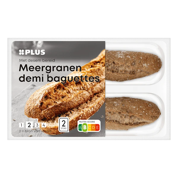PLUS Korenlanders Desem demi baguettes meergranen