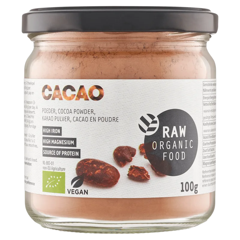 Raw Organic Food Cacaopoeder biologisch