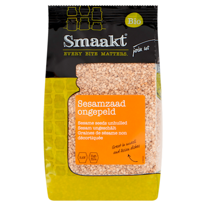 Sesamzaad ongepeld biologisch