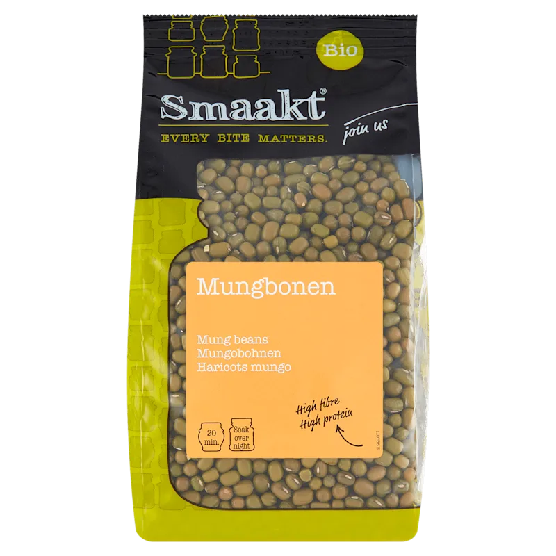Smaakt Mungbonen biologisch