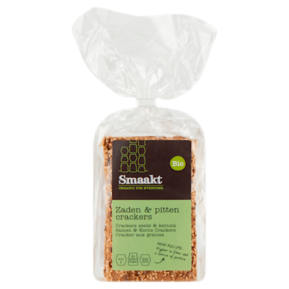 Zaden & pitten crackers biologisch