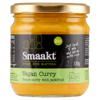 Vegan gele curry met jackfruit bio