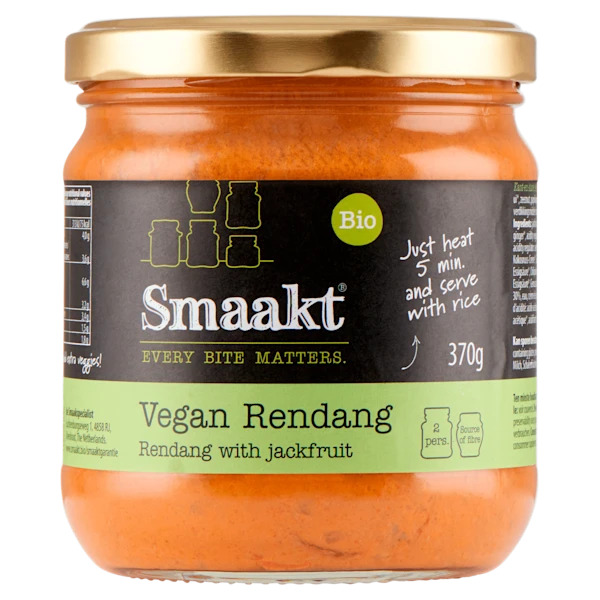 Smaakt Vegan rendang met jackfruit biologisch