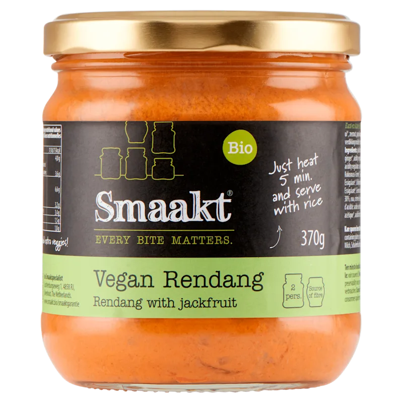 Smaakt Vegan rendang met jackfruit biologisch