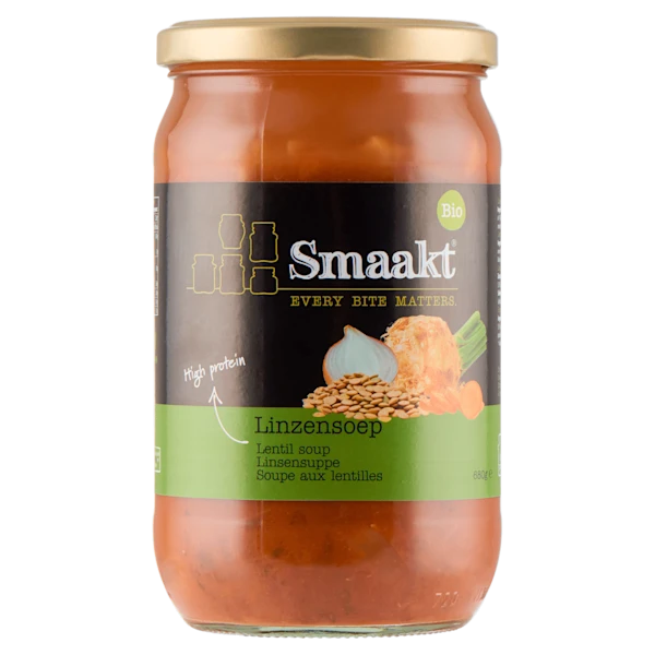 Smaakt Linzensoep biologisch