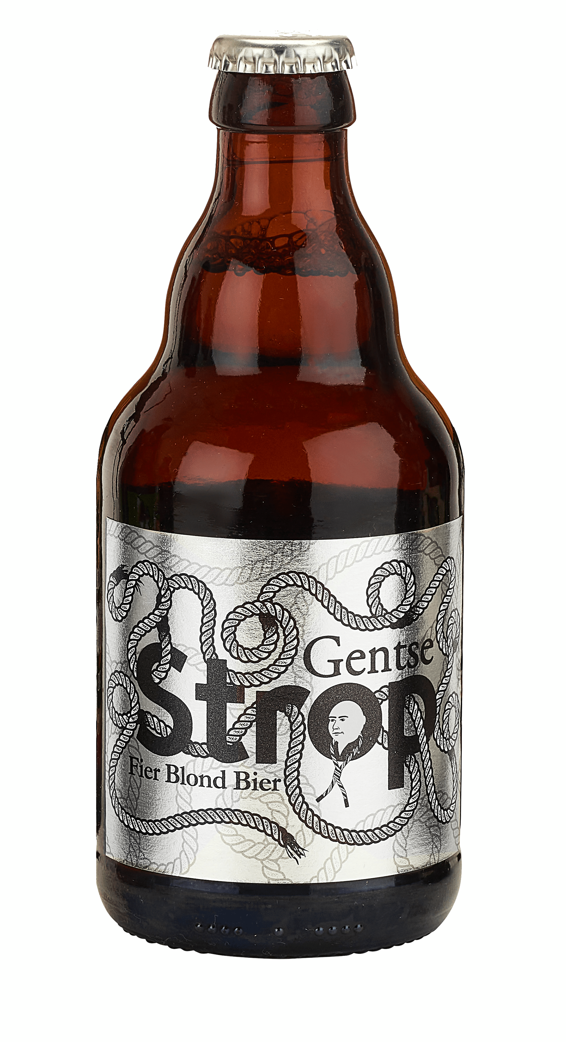 Duo De Verres à Bière Gentse Strop - 33 Cl - Verre Multicolore, Neufs