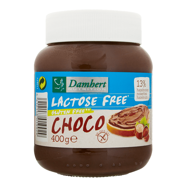 Damhert Lactosevrije Glutenvrije Chocopasta Per Pot 400 G