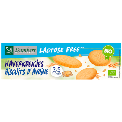 Lactosevrij haverkoeken