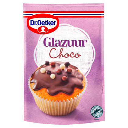 Glazuur choco taart versiering