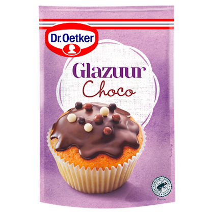 Dr. Oetker Glazuur choco taart versiering