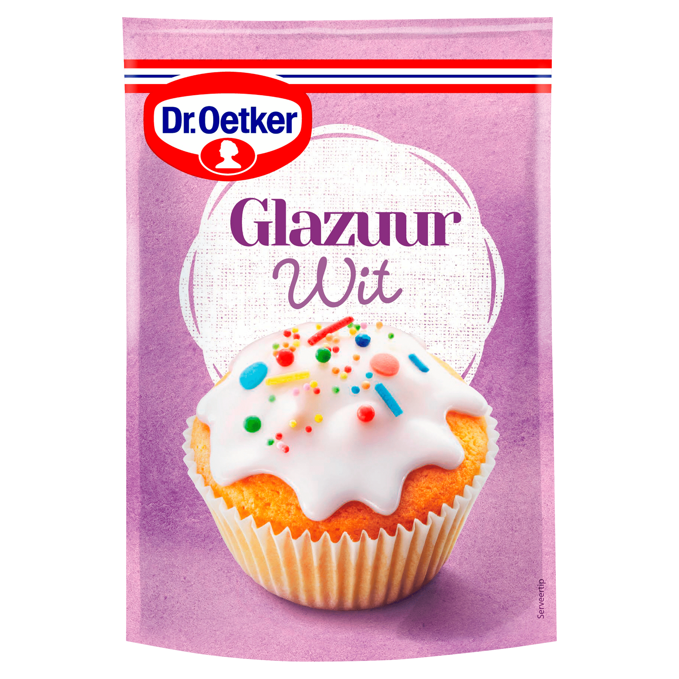 Dr. Oetker Glazuur wit taart versiering Per Stazak 125 g