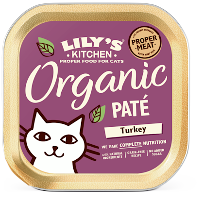 Cat Organic Paté Turkey kuip