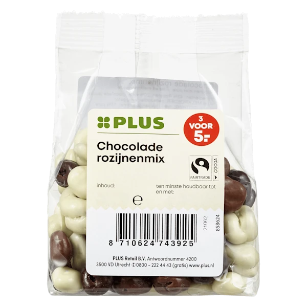 PLUS Chocolade rozijnenmix