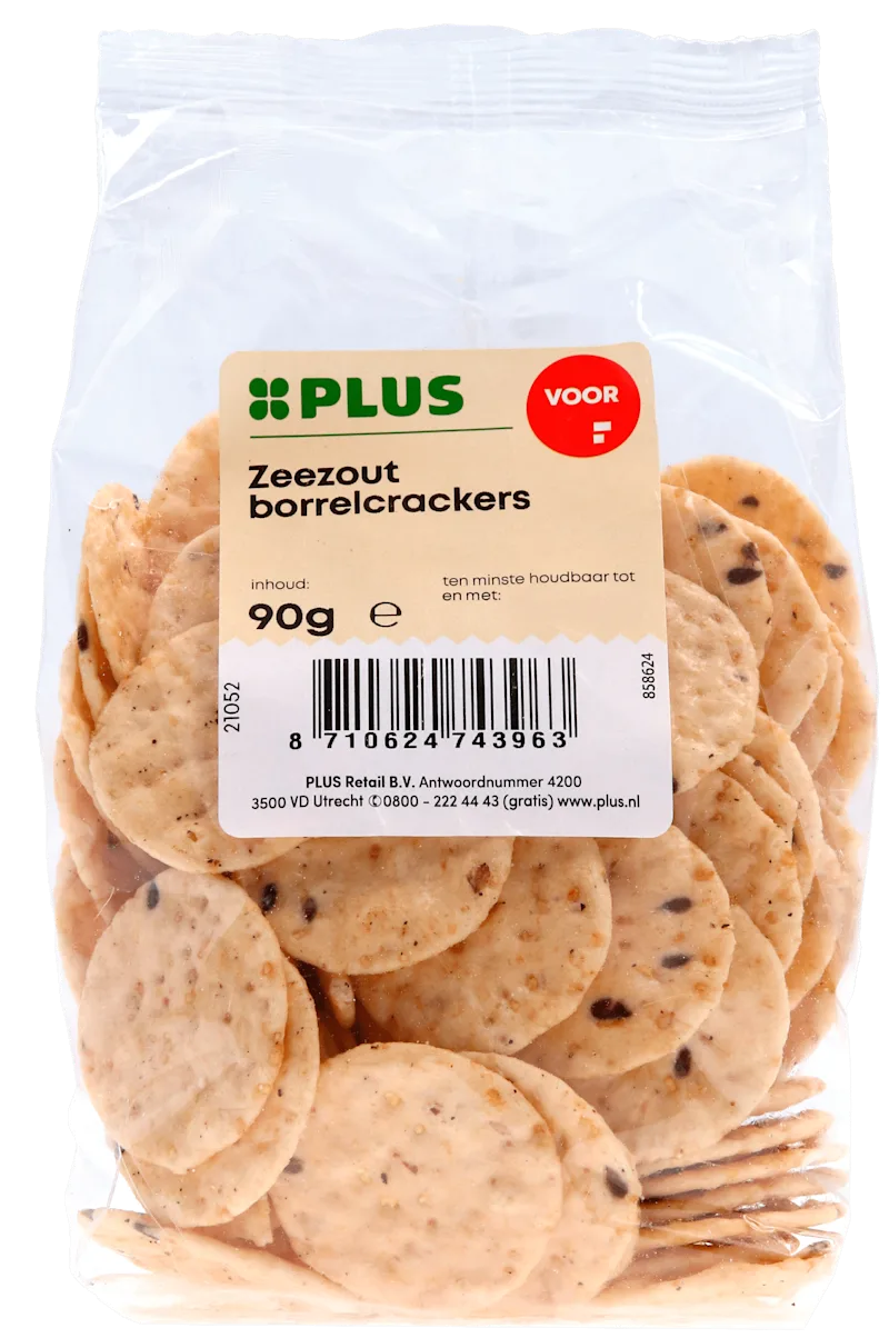 PLUS Borrelcracker zeezout