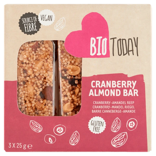 BioToday Notenreep cranberry almond