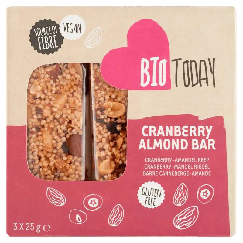 BioToday Notenreep cranberry almond