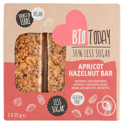 Notenreep abrikoos hazelnoot bio