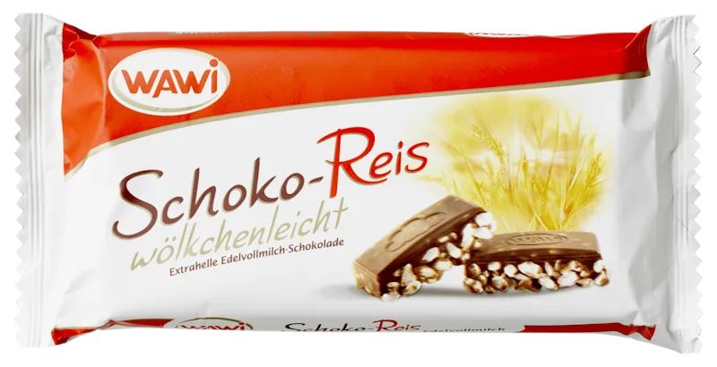 Wawi Tablet gepofte rijst met melkchocolade