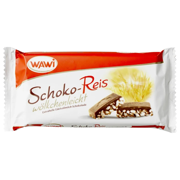 Wawi Tablet gepofte rijst met melkchocolade