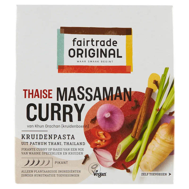 Fairtrade Original Thaise massaman kruidenpasta Fairtrade