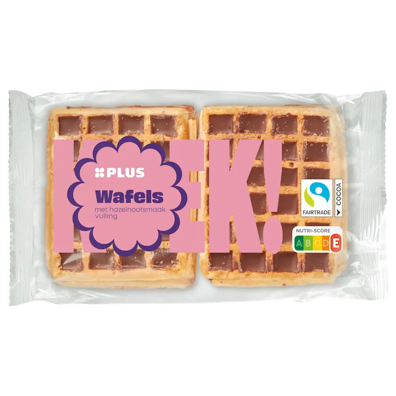 PLUS Wafels Choco Fairtrade