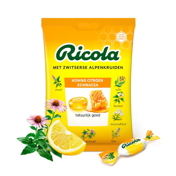 Ricola Honing Citroen Echinacea keelpastilles