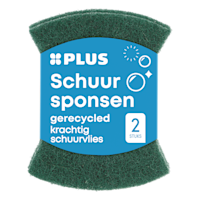 PLUS Gerecyclede schuursponsen krassend