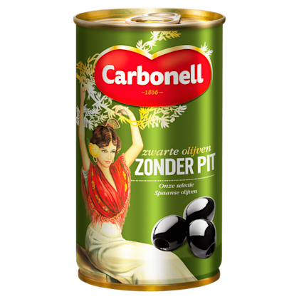 Zwarte olijven zonder pit