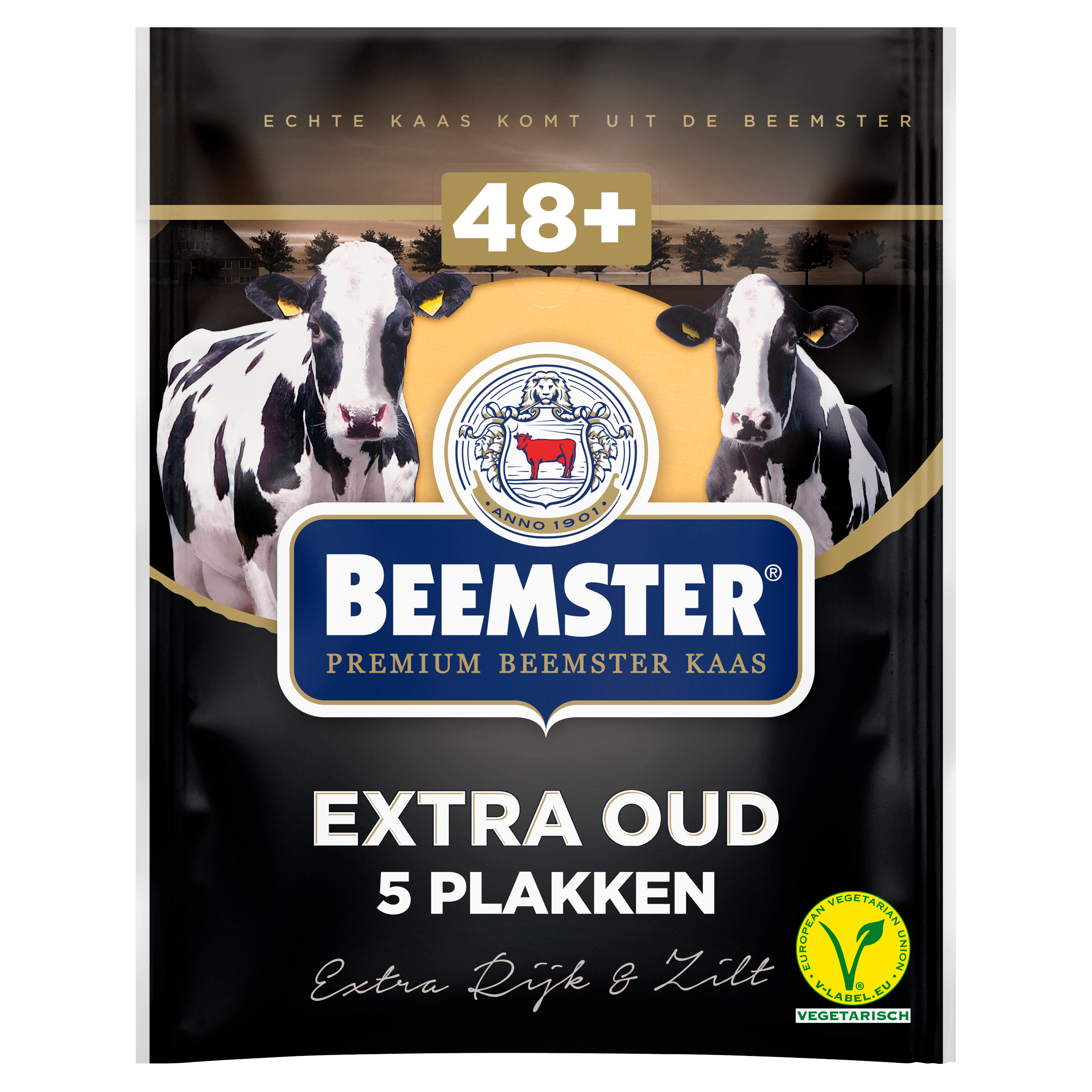 Beemster Extra Oud 48+ Plakken Per Zakje 125 G