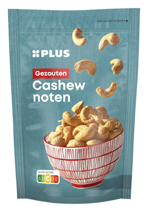 Cashewnoten gezouten