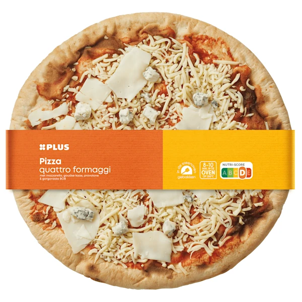 PLUS Pizza quattro formaggi