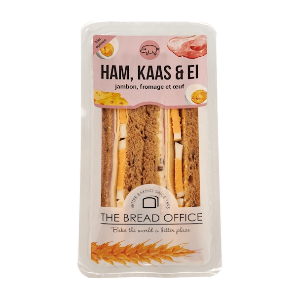 The Bread Office Sandwich Ham, kaas, ei
