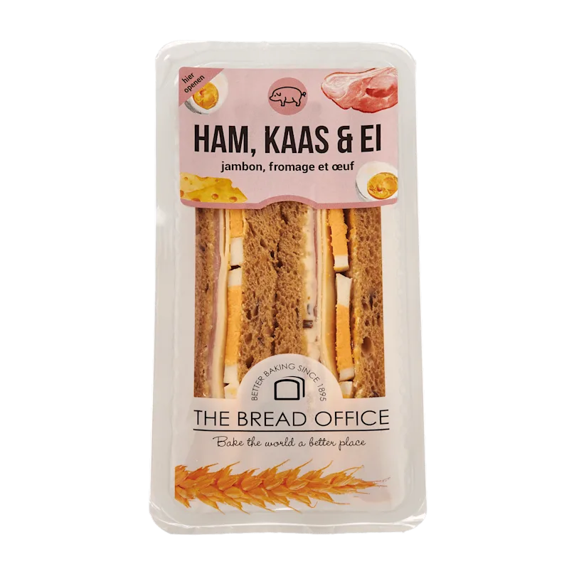 The Bread Office Sandwich Ham, kaas, ei