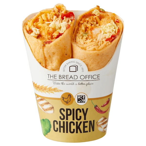 The Bread Office Wrap Spicy Chicken