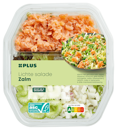 Lichte salade Gerookte Zalm - PLUS