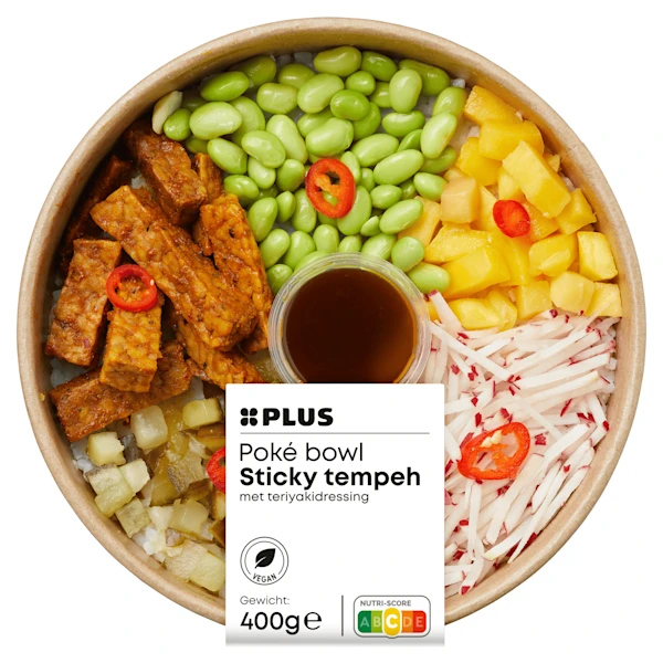 PLUS Poké bowl Sticky Tempeh