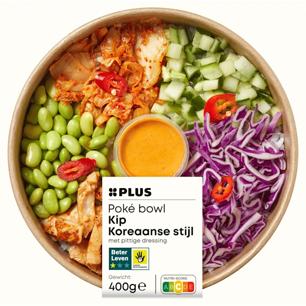PLUS Poké bowl Kip Koreaanse stijl