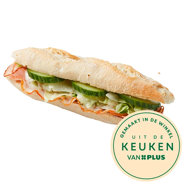 Uit de keuken van Meergranen baguette beenham hon. most