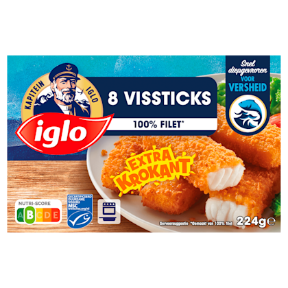 Vissticks 8 stuks