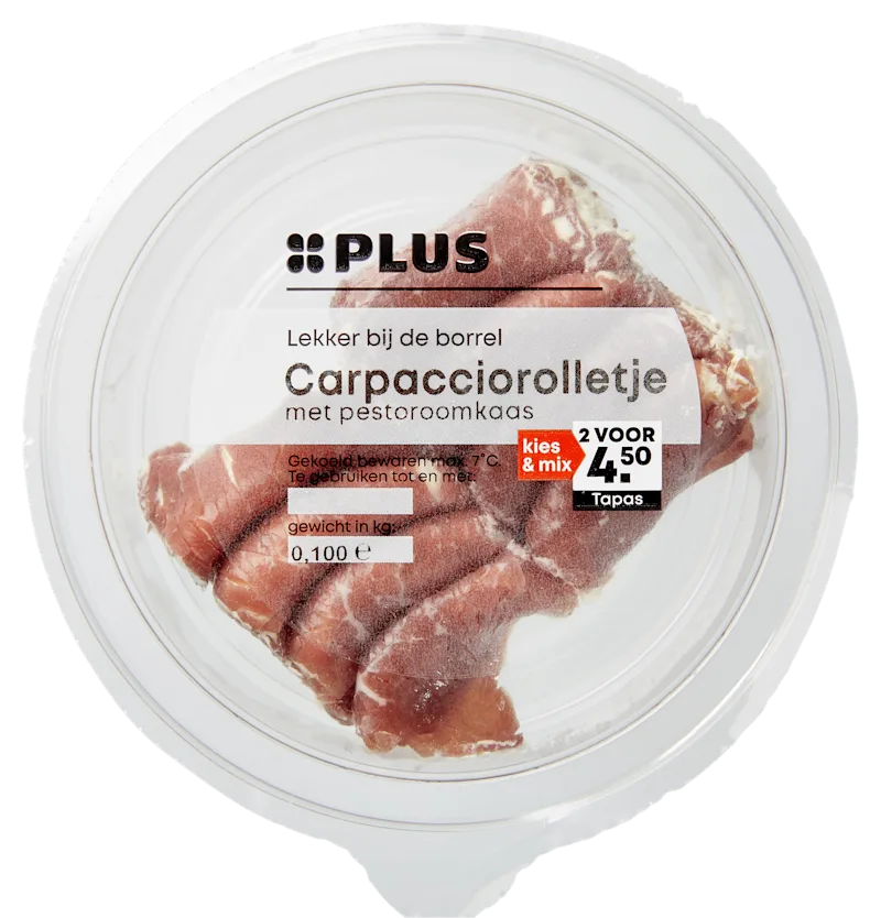 PLUS Carpacciorolletje