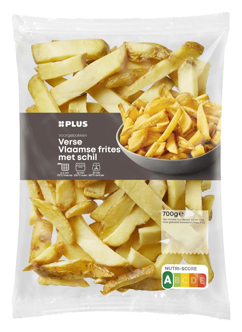 PLUS Verse Vlaamse frites met schil