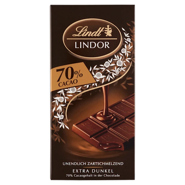 Lindt Lindor tablet dark 70%